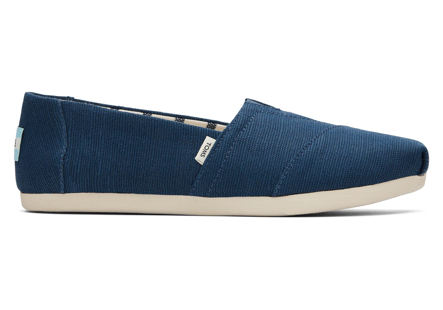 Toms Espadryle Damskie Granatowe - Alpargata Heritage Płócienne - 84JYZEQSG